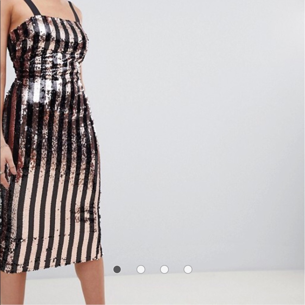 Outrageous Fortune sequin cami midi dress